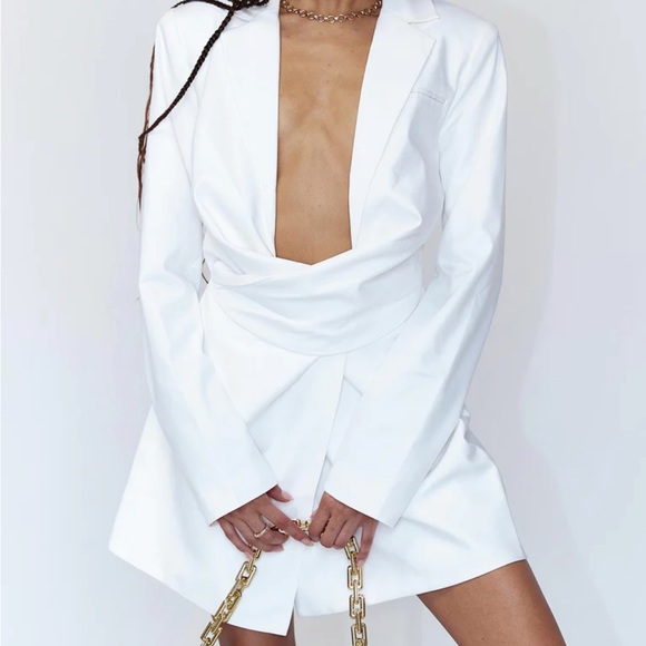 LIONESS VIP ONLY MINI DRESS WHITE NWT PRINCESS POLLY - Picture 3 of 5